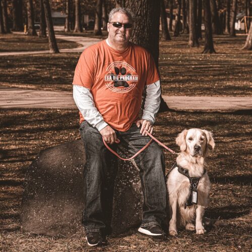 ESA dog program - veteran and service dog - ending veteran suicide